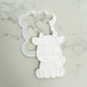Cow cookie stamp with cutter