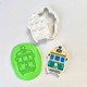 Melbourne tram cookie stamp with cutter