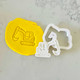 Digger Cookie Cutter and Stamp
