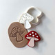 Toadstool cookie stamp and cutter set