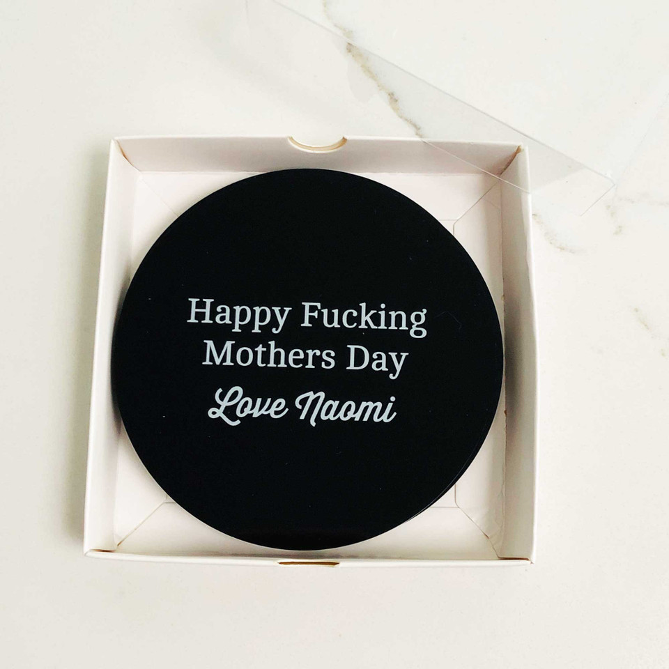 Happy Fucking Mothers Day Drink Coaster Set