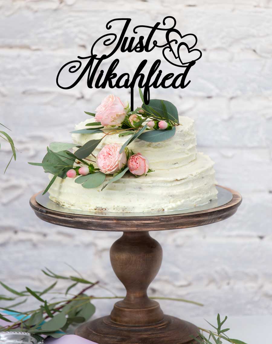 Muslim Wedding Cake Topper | Unique and Elegant