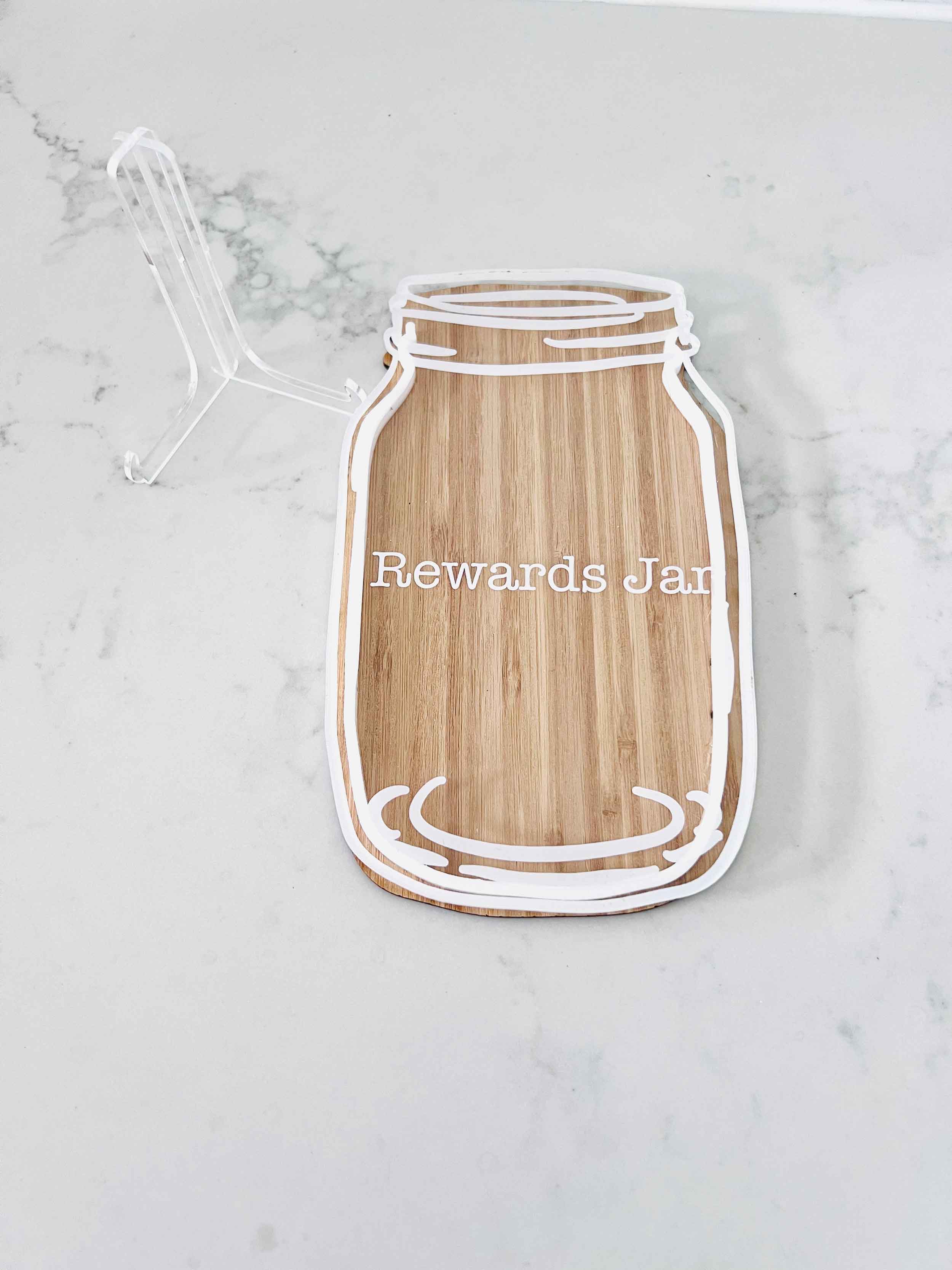 Acrylic Potty Training or Toilet Training Reward Jar Personalised