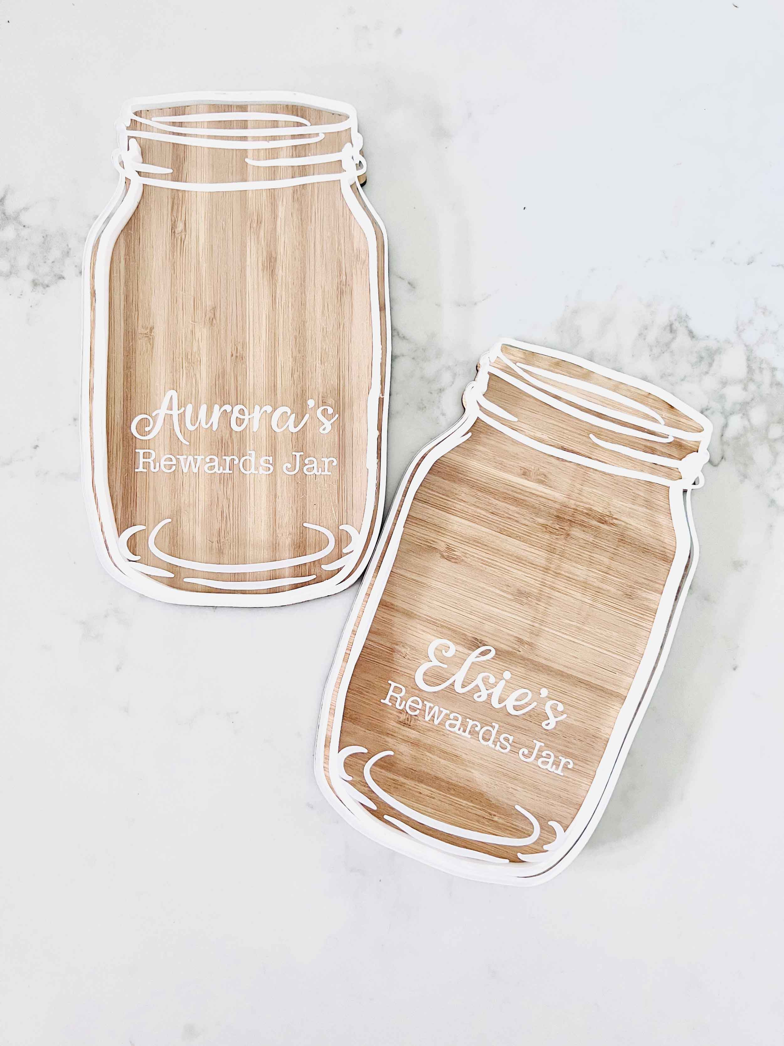 Acrylic Potty Training or Toilet Training Reward Jar Personalised