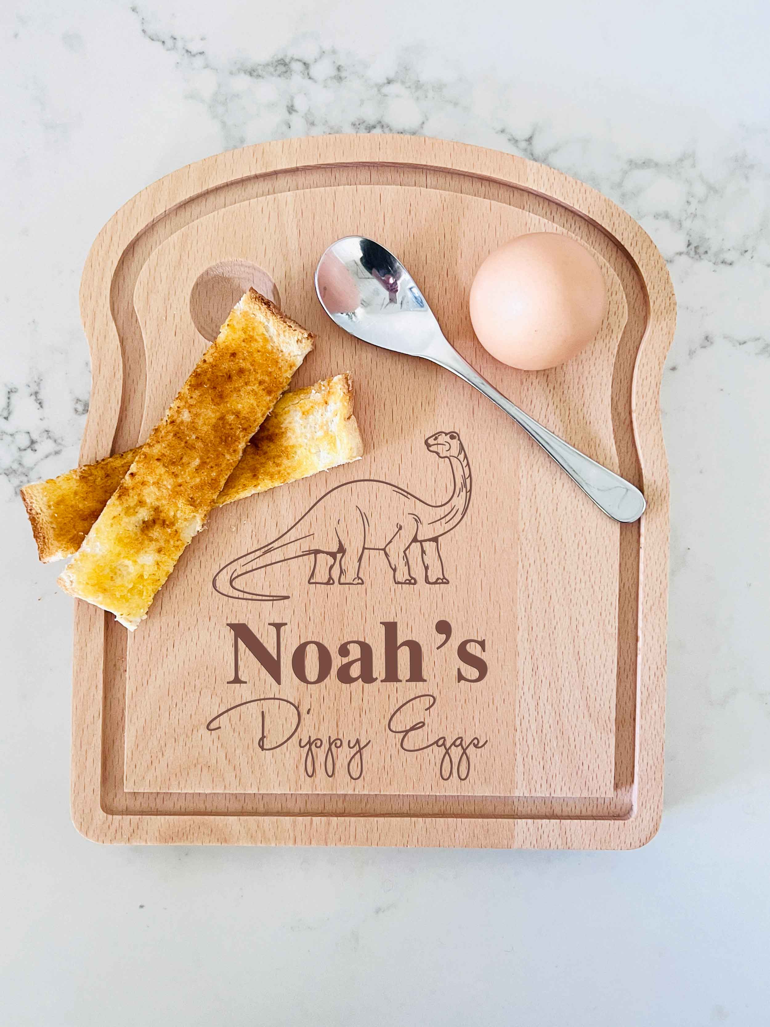 Shop Personalised Egg Board T Personalised Dinosaur Dippy Egg Board