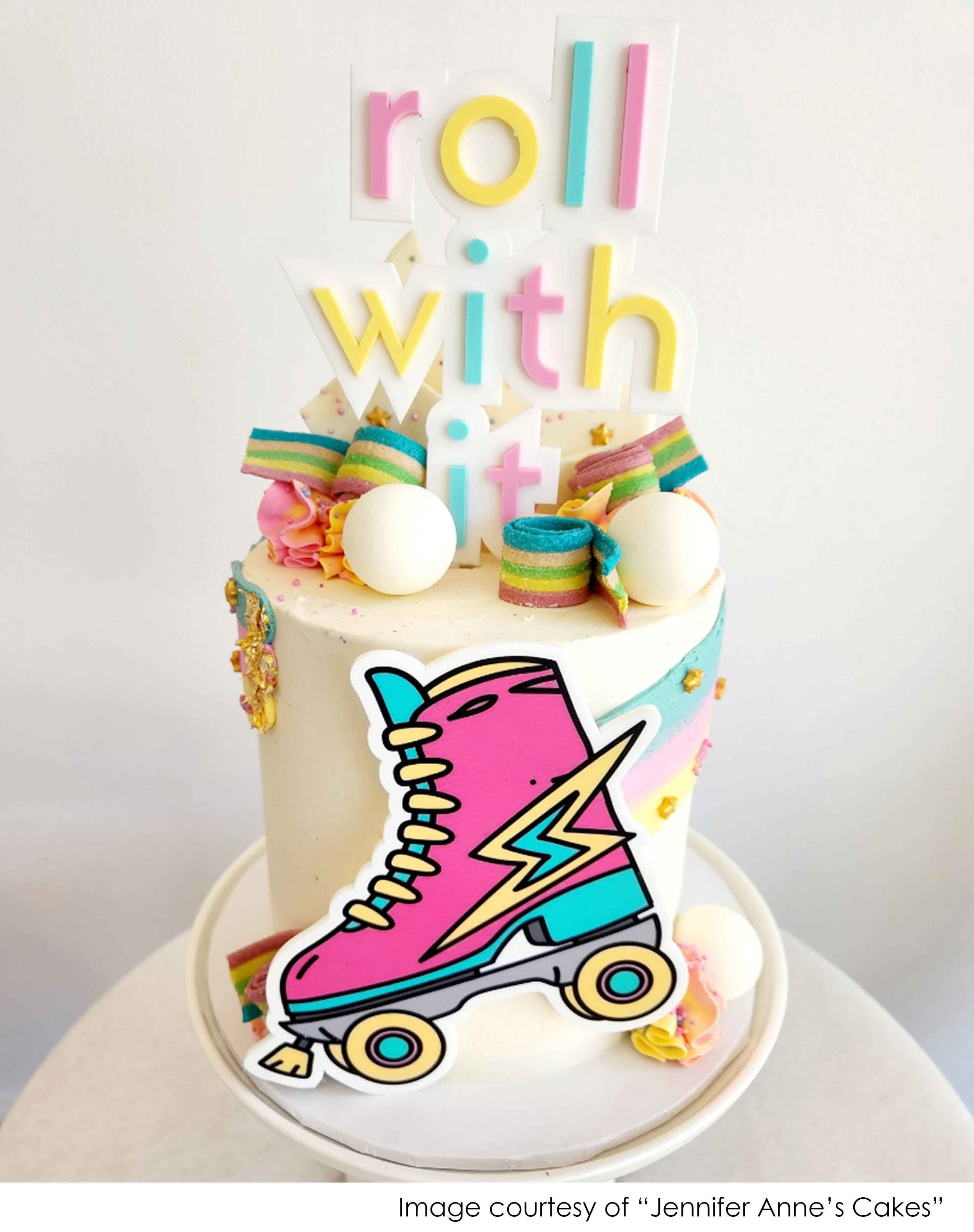 INLINE SKATING COMPETITION - Decorated Cake by Ana - CakesDecor