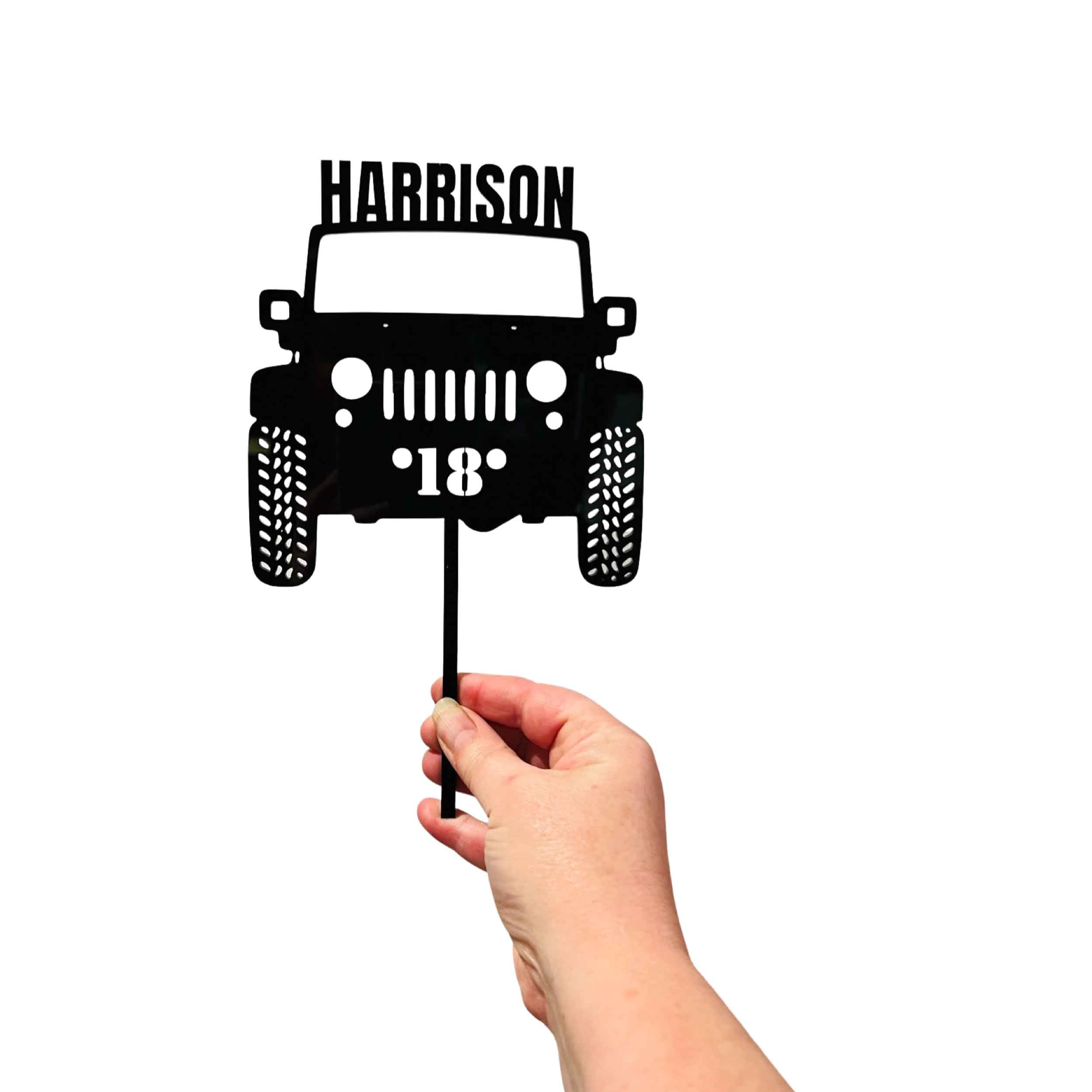 Mens Cake Topper - 4WD Four Wheel Drive Cake Topper – All The Small Things  AU