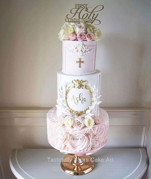 Religious Cake Topper - First Holy Communion #2 (29044): retailer-supplied image