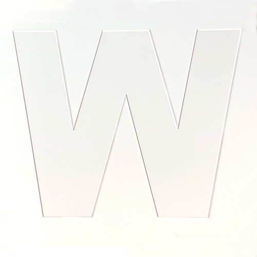 Letter W Cookie Cake Template - Large Letter W Acrylic Laser Cut Letter ...