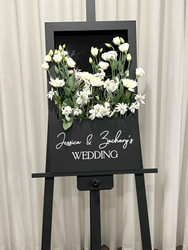 Floral Elegance Flower Box Sign – Tailor-Made for Bridal Showers