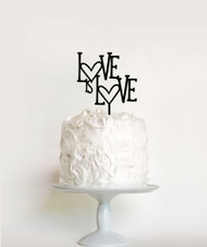 'Love is Love' - A Celebration of Unity Cake Topper