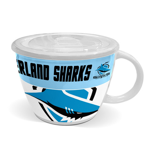 Cronulla Sharks NRL Strong Man Muscle Coffee Mug Cup Gift Box 